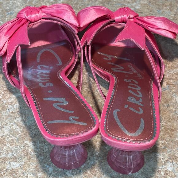 Circus NY Sam Edelman Women's Natalina Bow Kitten Heel Dress Sandals New Size 11 - Picture 7 of 13